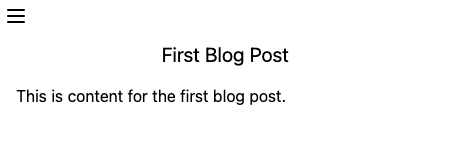 A blog post from the example Astro website A blog post from the example Astro website