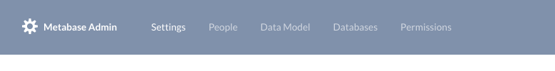 Metabase Data Model Metabase Data Model