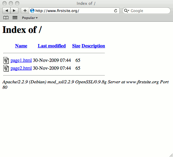 Website running under Apache on Ubuntu 10.10 (Maverick). Website running under Apache on Ubuntu 10.10 (Maverick).