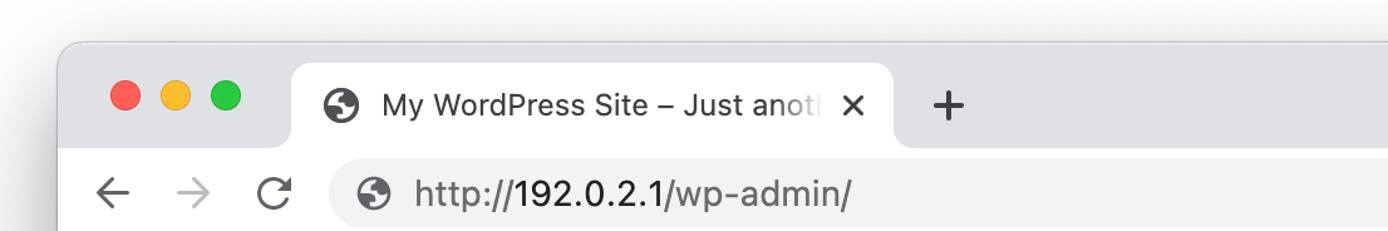 Screenshot of the browser’s URL bar Screenshot of the browser’s URL bar